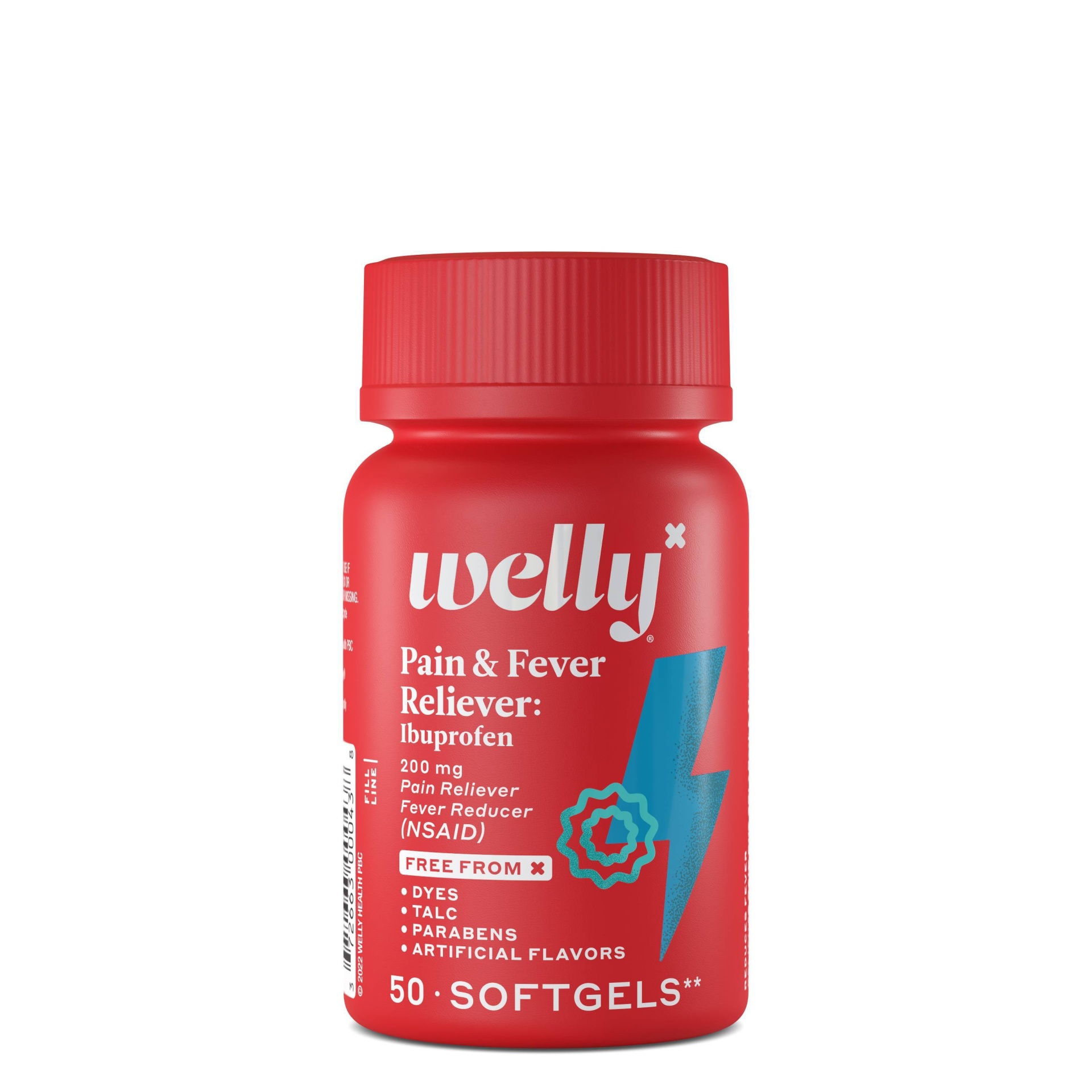 slide 1 of 5, Welly Ibuprofen Pain and Fever Reliever Softgels (NSAID) - 50ct, 50 ct