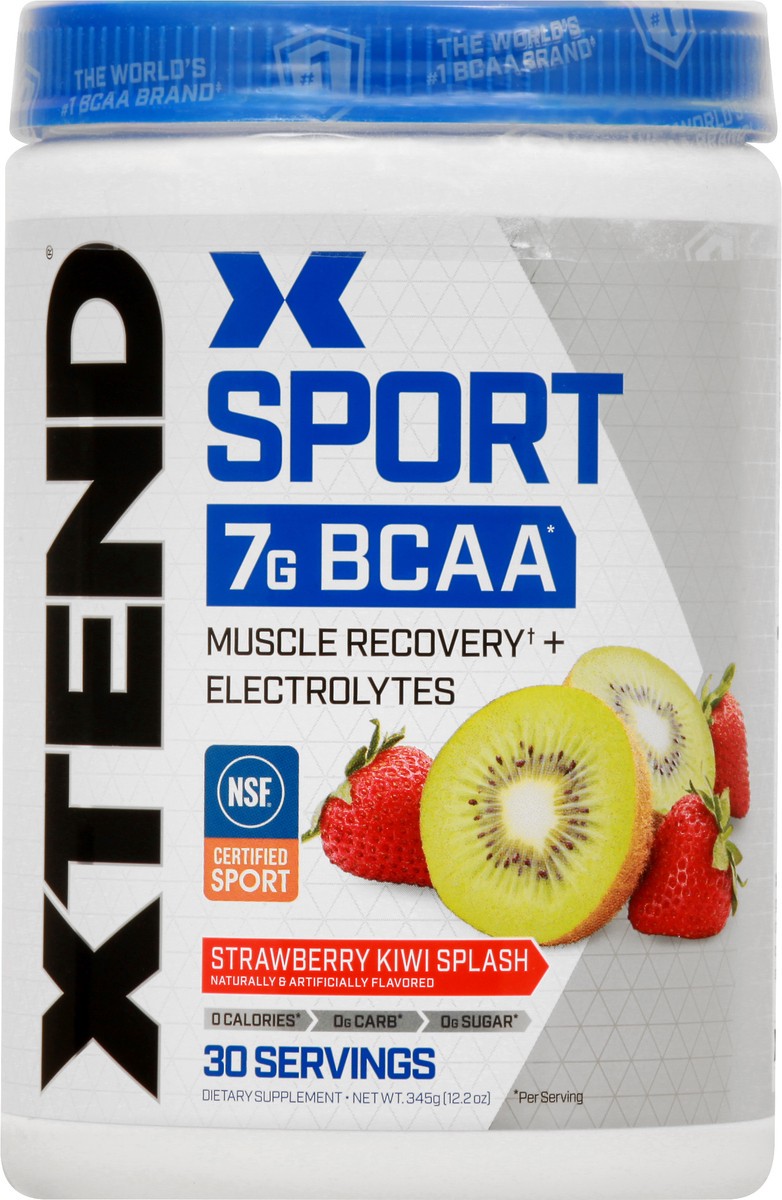 slide 1 of 9, XTend Sport Strawberry Kiwi Splash BCAA 345 gr, 345 g