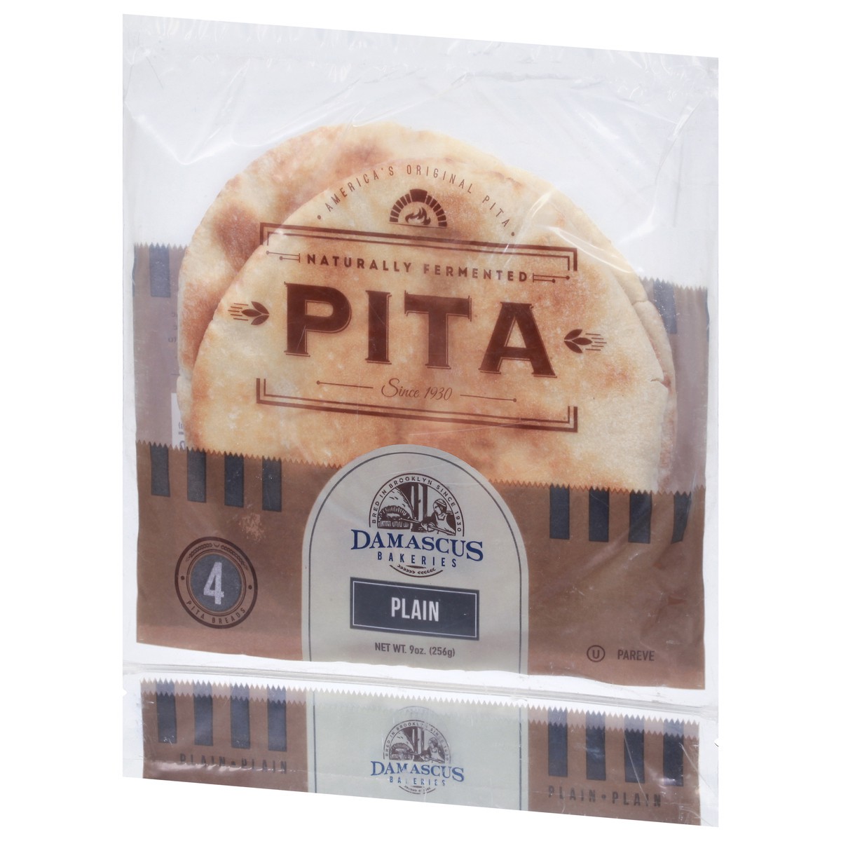 slide 10 of 14, Damascus Bakery Plain Pita Breads 4 ea, 4 ct