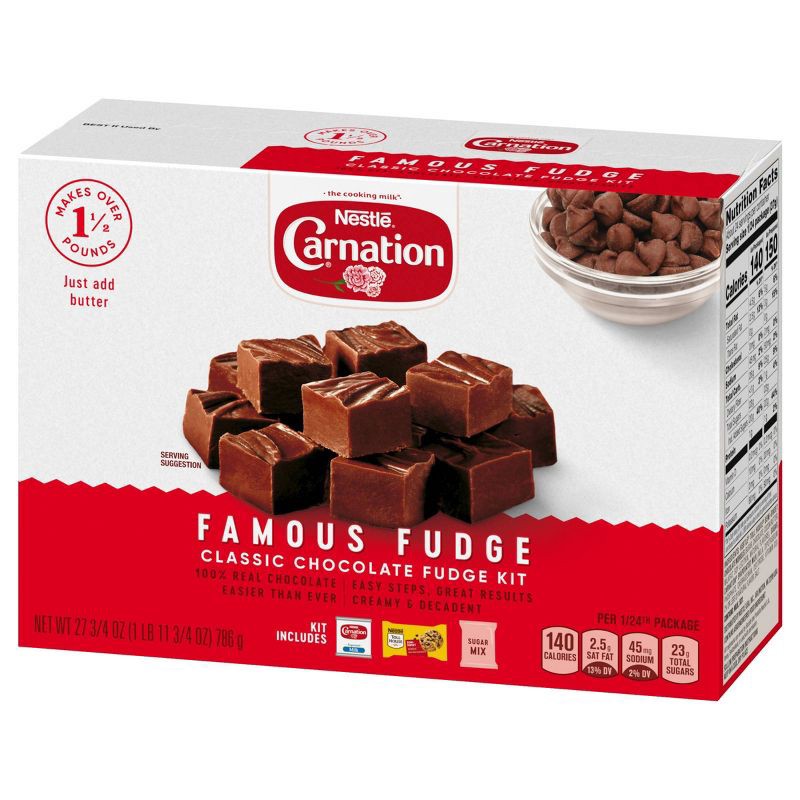 slide 3 of 5, Nestle Carnation Famous Classic Chocolate Fudge Kit - 27.75oz, 27.75 oz