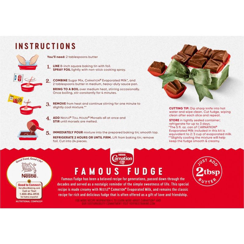 slide 5 of 5, Nestle Carnation Famous Classic Chocolate Fudge Kit - 27.75oz, 27.75 oz