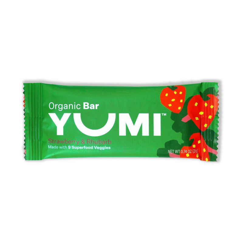 slide 5 of 7, YUMI Organic Strawberry and Rhubarb Baby Snack Bars - 3.7oz/5ct, 3.7 oz, 5 ct