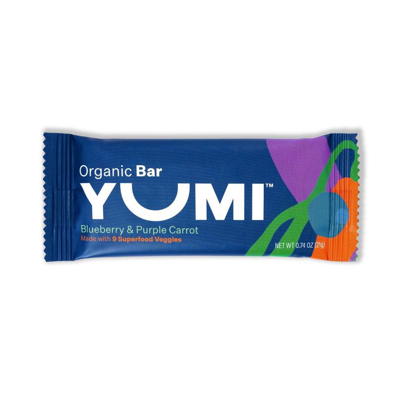slide 5 of 7, YUMI Organic Blueberry & Purple Carrot Baby Snack Bars - 3.7oz/5ct, 3.7 oz, 5 ct