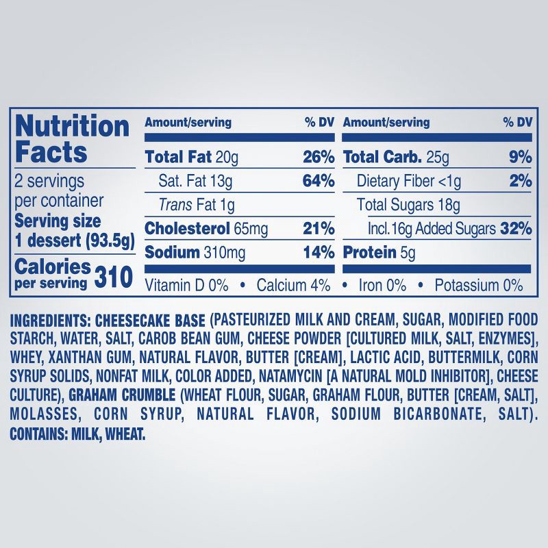 slide 10 of 13, Philadelphia Original Cheesecake Crumble Dessert - 6.6oz/2ct, 6.6 oz, 2 ct