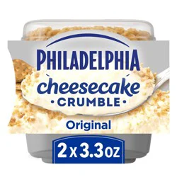 Philadelphia Original Cheesecake Crumble Dessert - 6.6oz/2ct