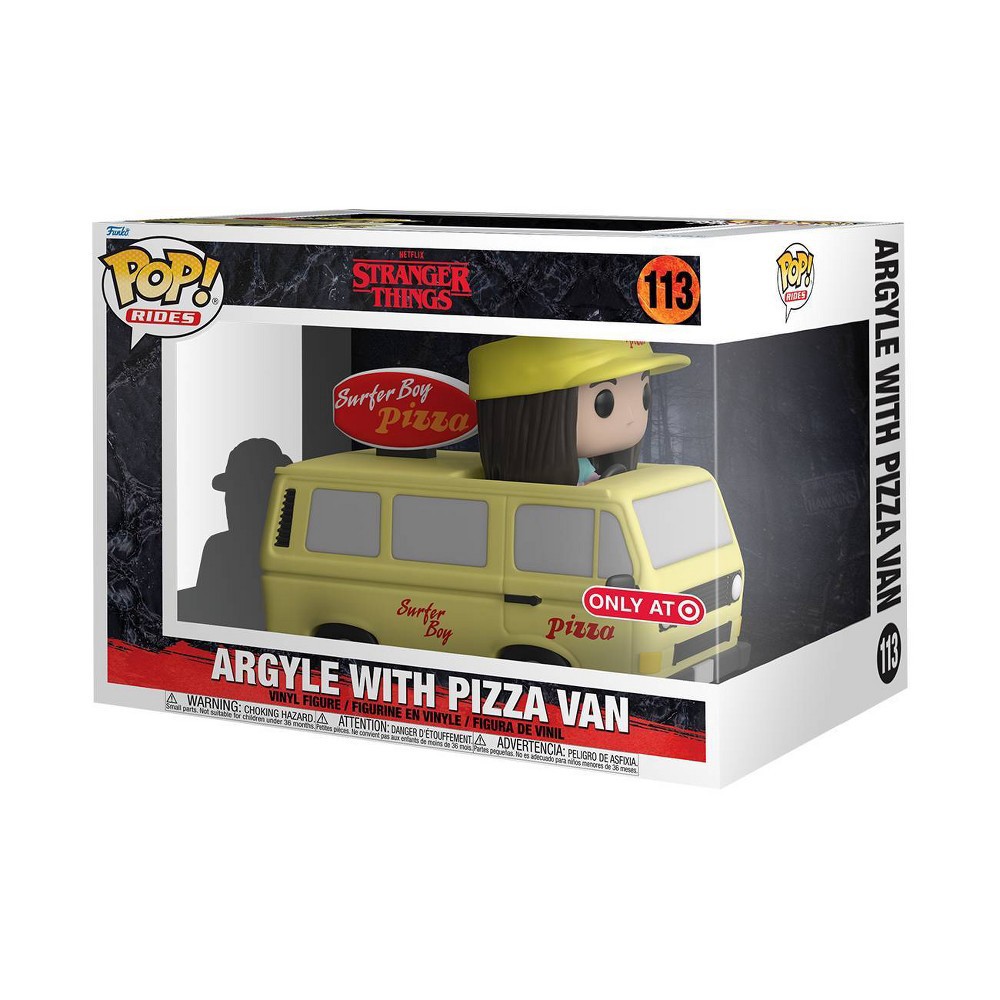 Funko POP! Rides: Stranger Things - Argyle Riding Surfer Boy Pizza Van ...