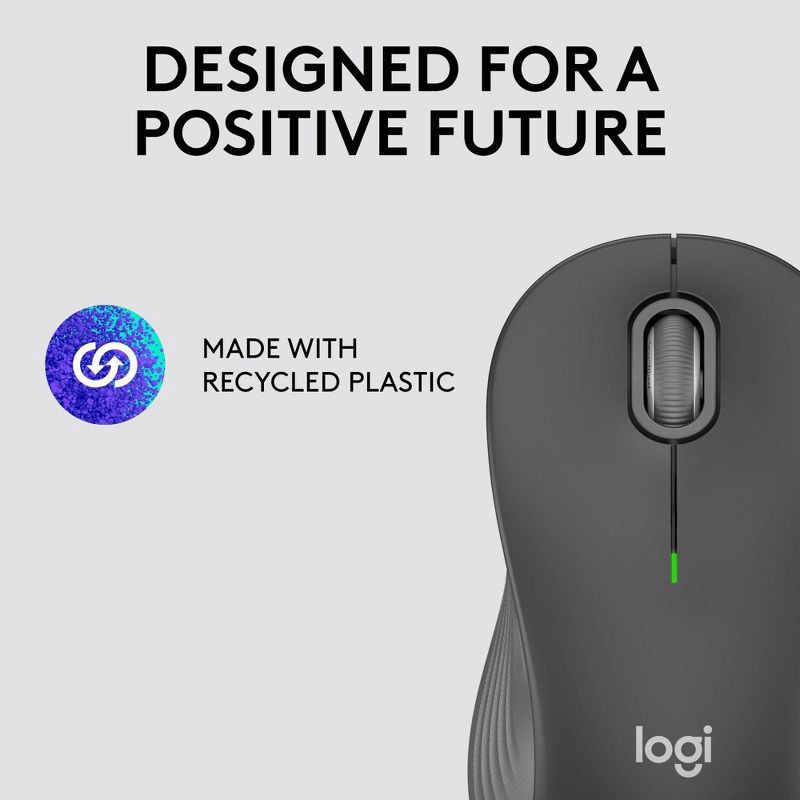 slide 5 of 7, Logitech Signature M550 Wireless Mouse - Large - Graphite, 1 ct