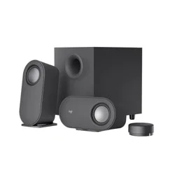 Logitech Z407 Bluetooth Computer Speakers and Subwoofer with Wireless Control: USB, 3.5mm Jack