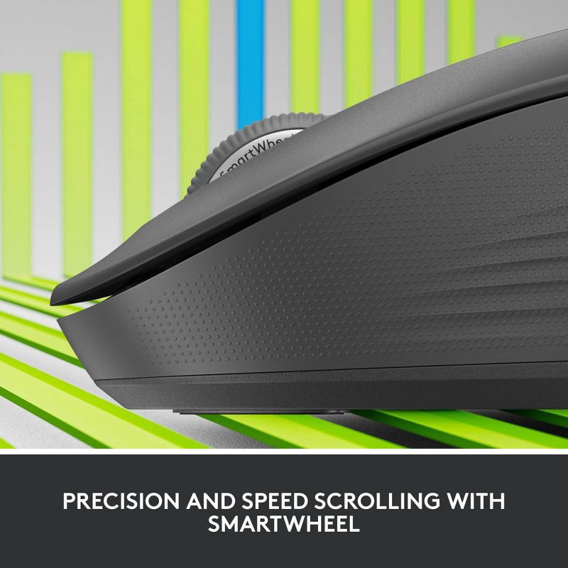 slide 2 of 7, Logitech Signature M550 Wireless Mice - Graphite: USB-A Connection, Bluetooth Compatible, 1 ct