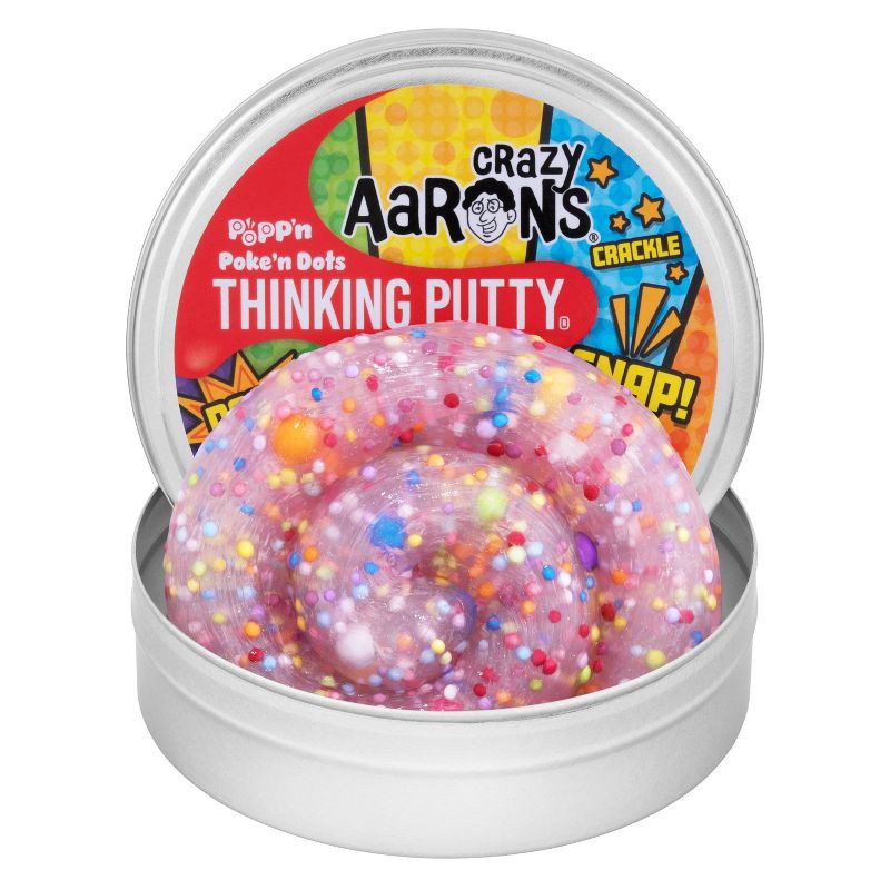 slide 2 of 4, Crazy Aaron's Poke'n Dots - 3.5" Thinking Putty Tin, 1 ct