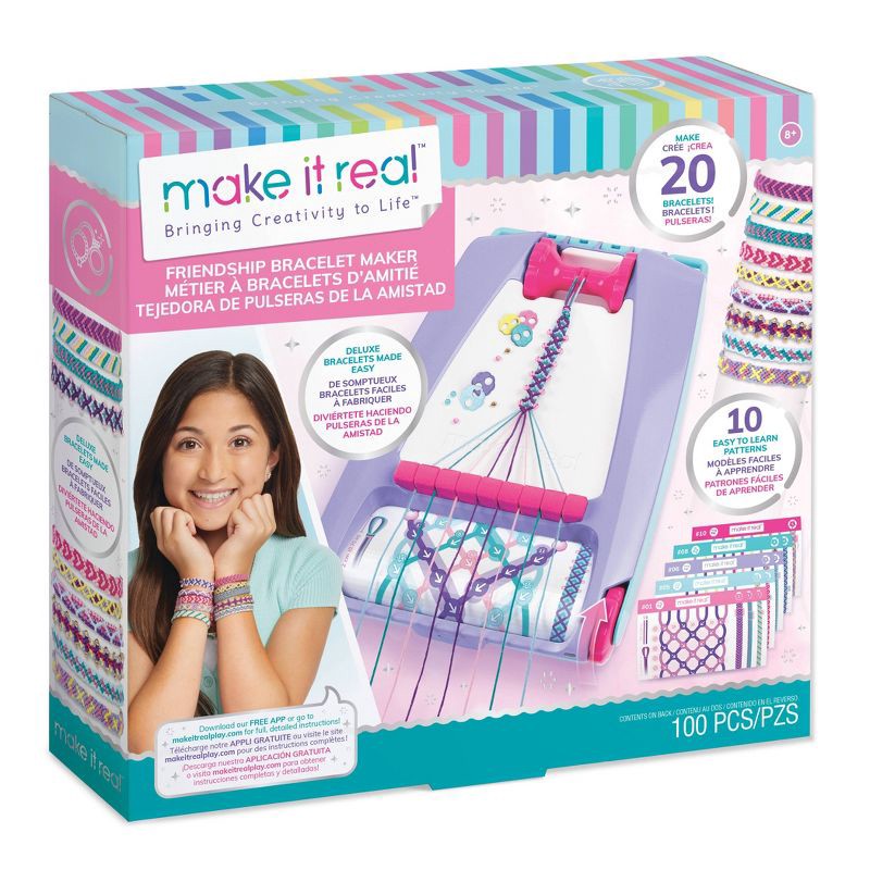slide 1 of 1, make it real Friendship Bracelet Maker, 1 ct
