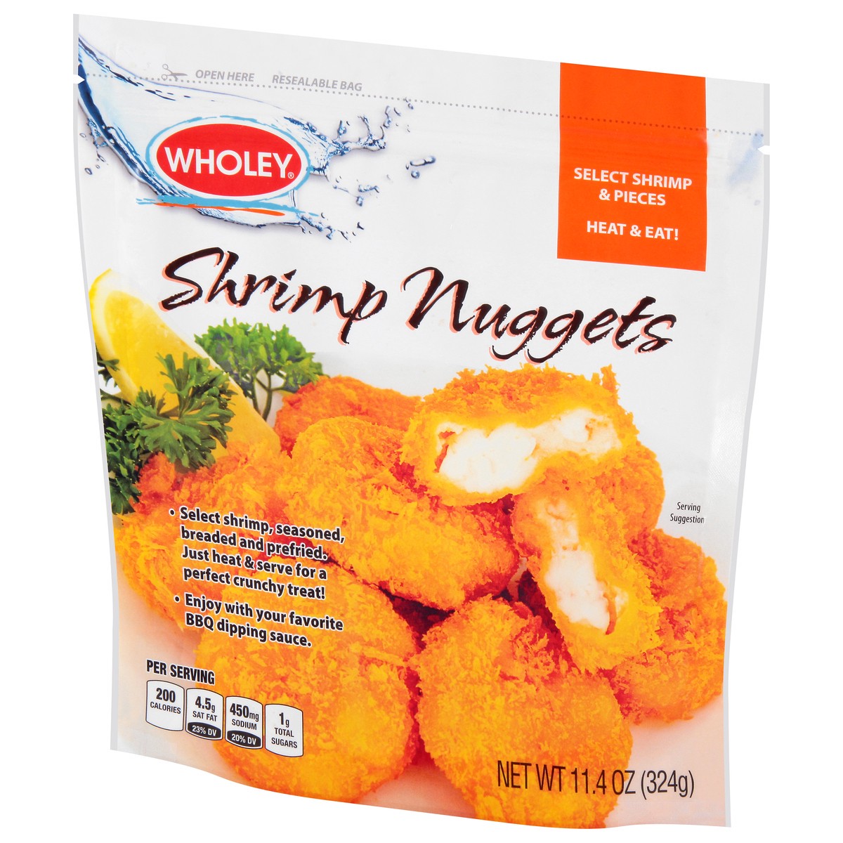 slide 8 of 13, Wholey Shrimp Nuggets 11.4 oz, 11.4 oz