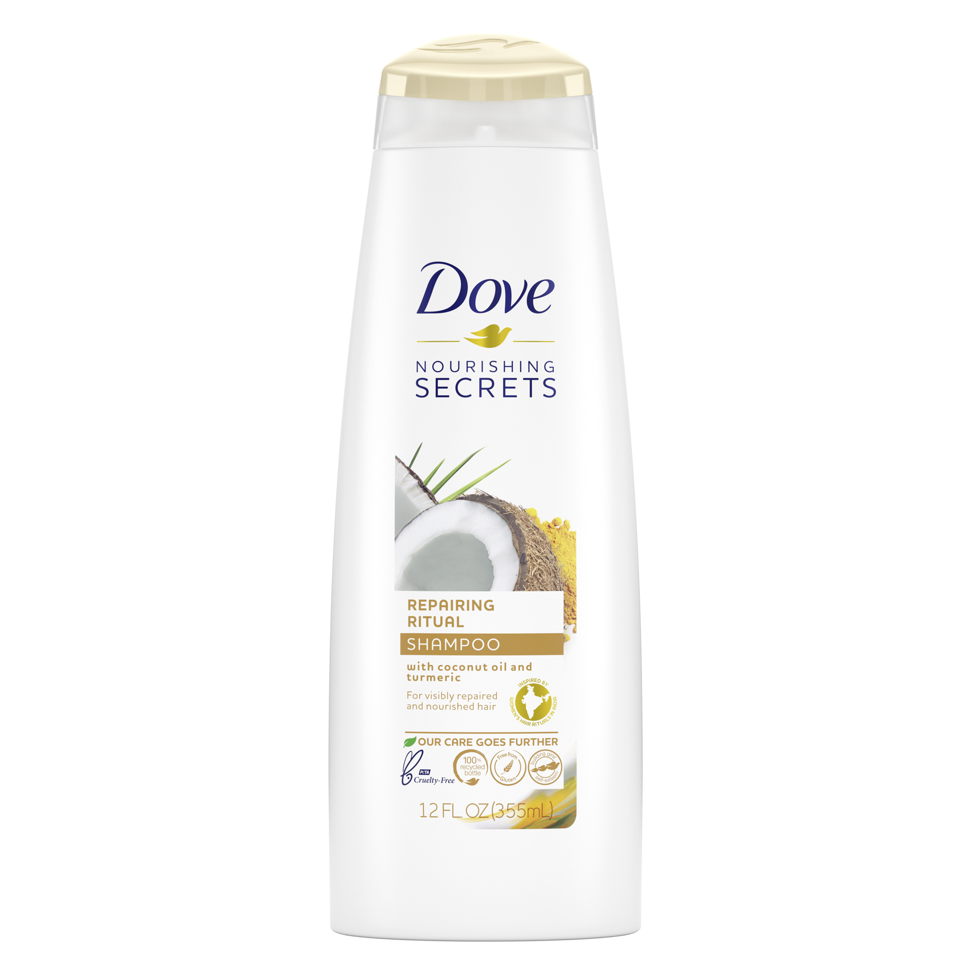 slide 2 of 4, Dove Shamp Repair Ritual, 12 fl oz