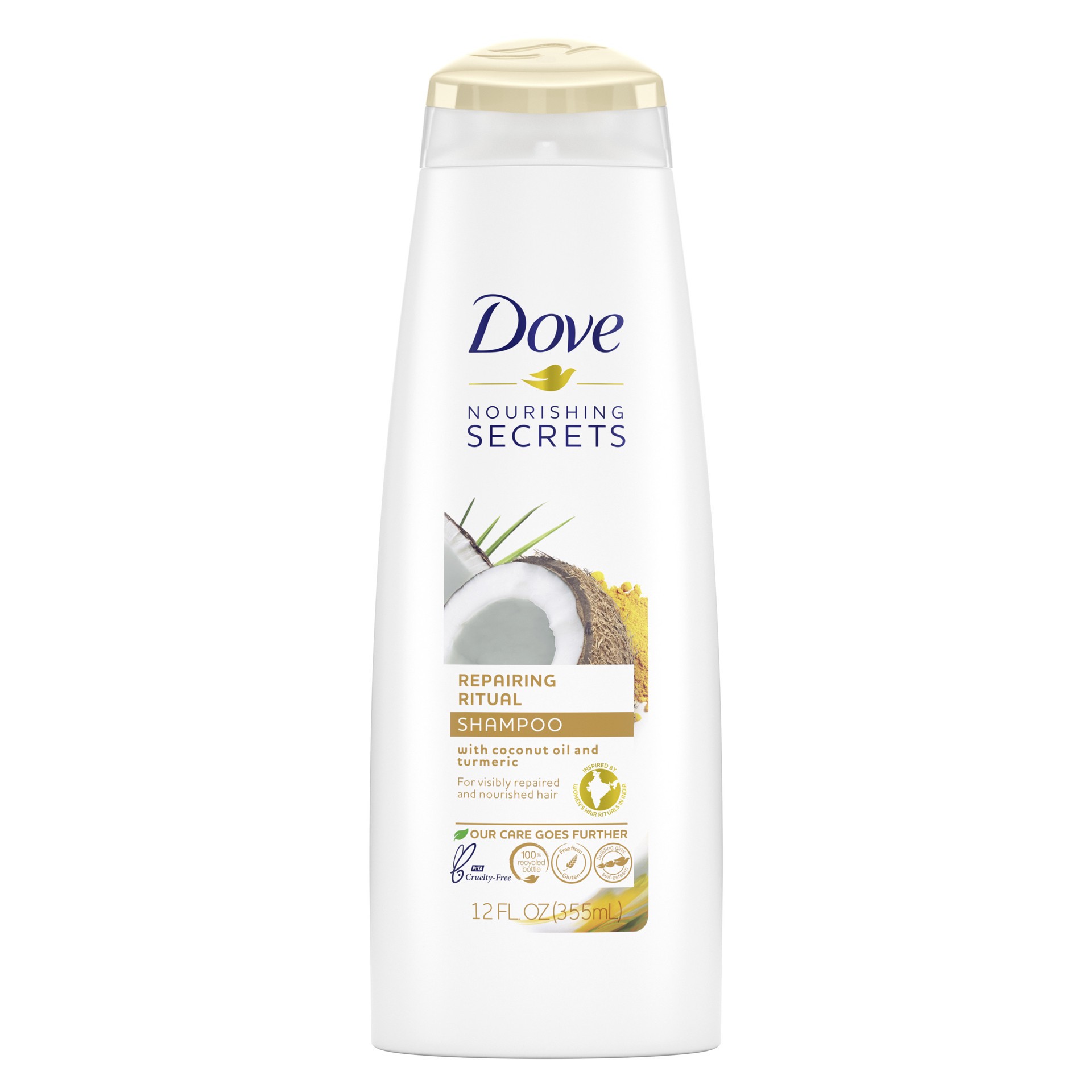 slide 1 of 4, Dove Shamp Repair Ritual, 12 fl oz