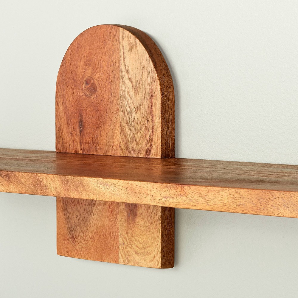 Belmar Arched Woven Wall Shelf - Magnolia