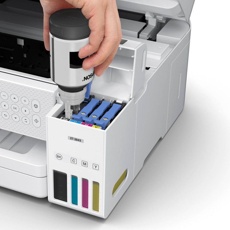Epson EcoTank ET3843 AllinOne CartridgeFree Supertank Printer 1 ct