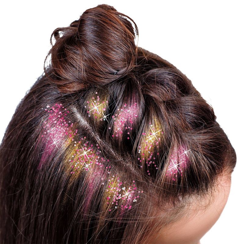 slide 10 of 12, My Look Color Effects Bold & Bright Hair Extension Studio: Craft Activity Kit with Hair Clips, 1 ct