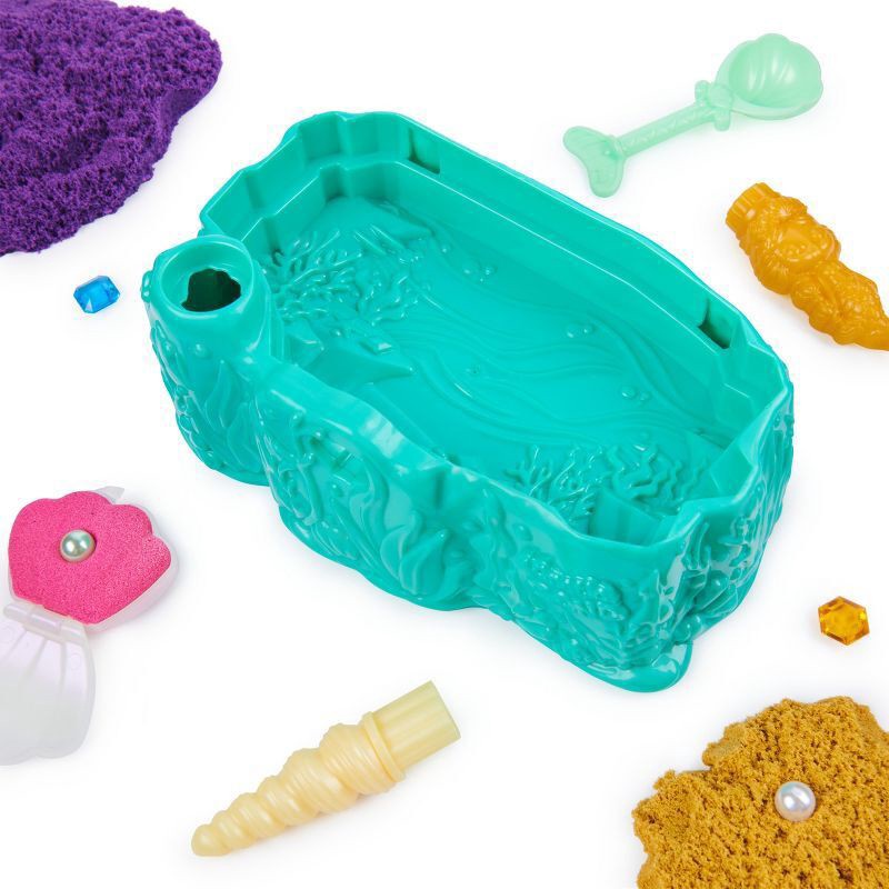 slide 9 of 9, Kinetic Sand Mermaid Crystal Playset, 1 ct