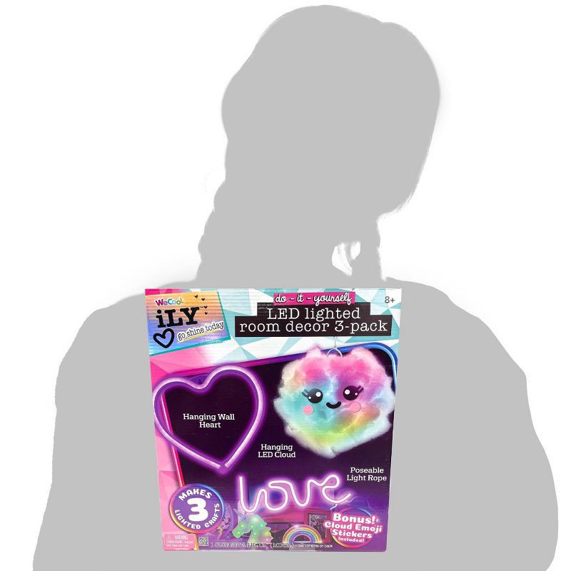 slide 5 of 6, iLY Lumiglow DIY LED Lighted Room Decor 3pk, 3 ct