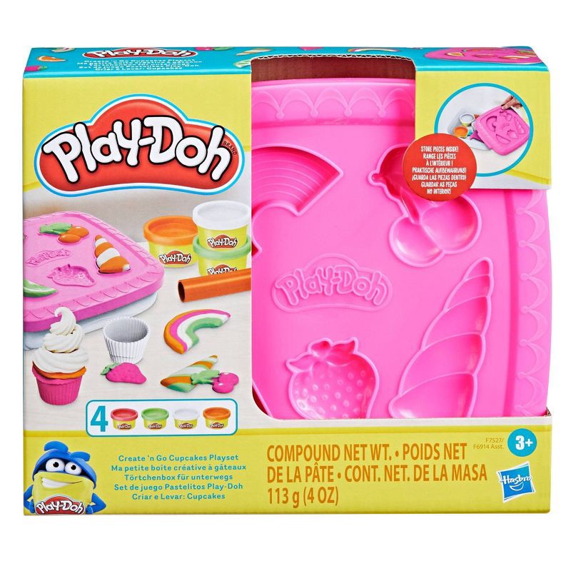 slide 1 of 4, Play-Doh Create 'N Go Cupcakes Playset, 1 ct