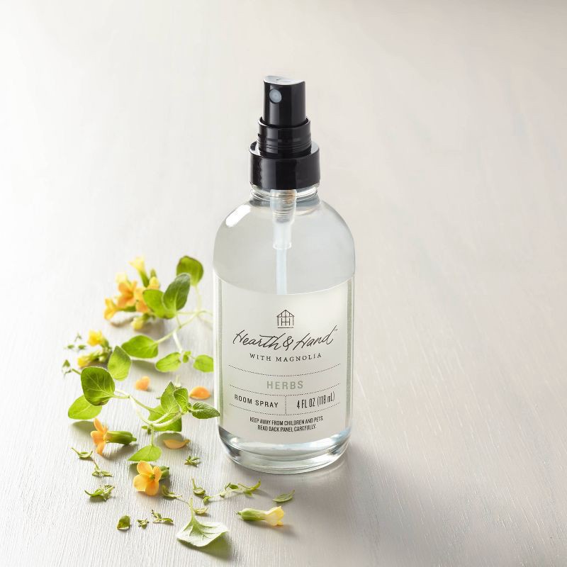 slide 3 of 4, 4 fl oz Herbs Room Spray - Hearth & Hand with Magnolia, 4 fl oz