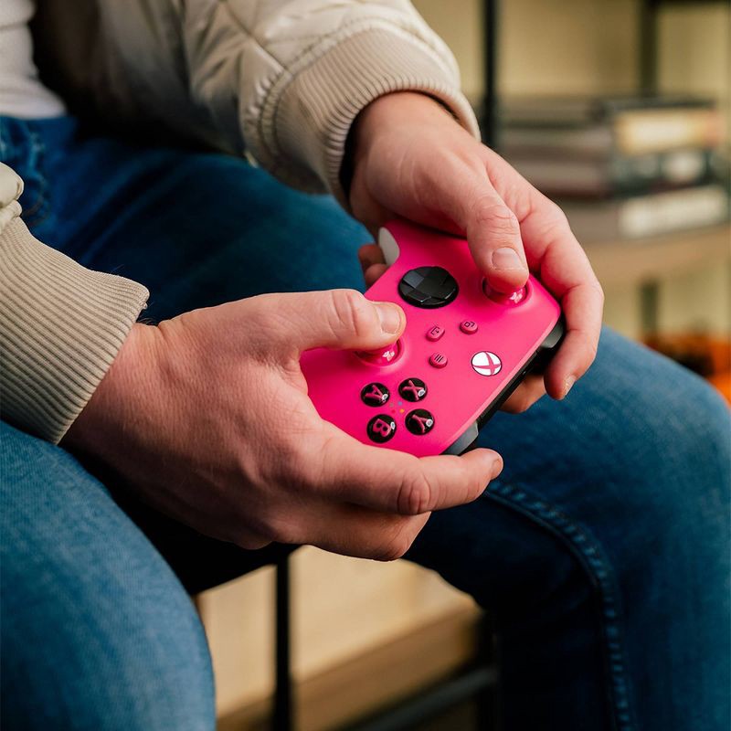 slide 7 of 9, Microsoft Xbox Series X|S Wireless Controller - Deep Pink, 1 ct