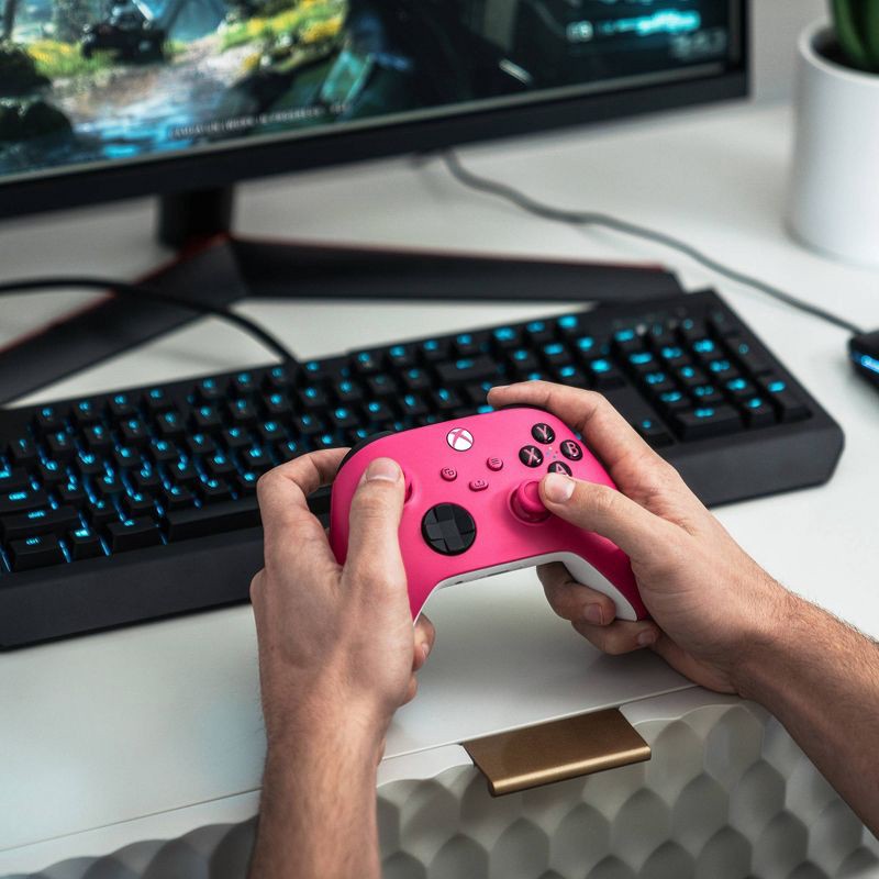 slide 9 of 9, Microsoft Xbox Series X|S Wireless Controller - Deep Pink, 1 ct