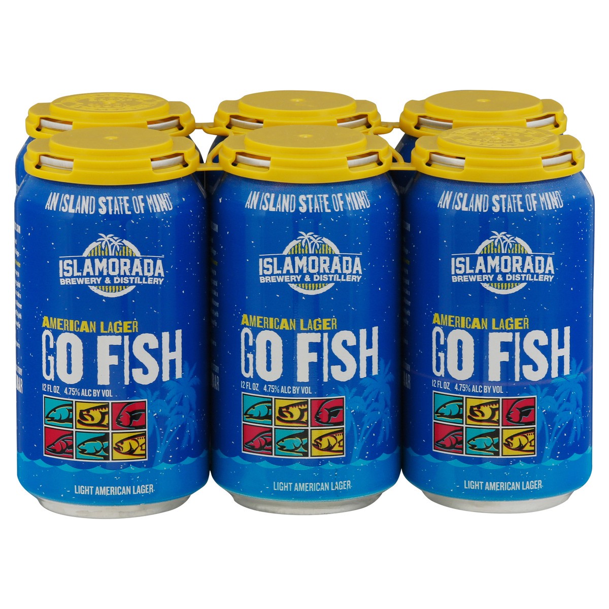 slide 7 of 12, Islamorada American Lager Go Fish Beer 6 - 12 fl oz Cans, 6 ct