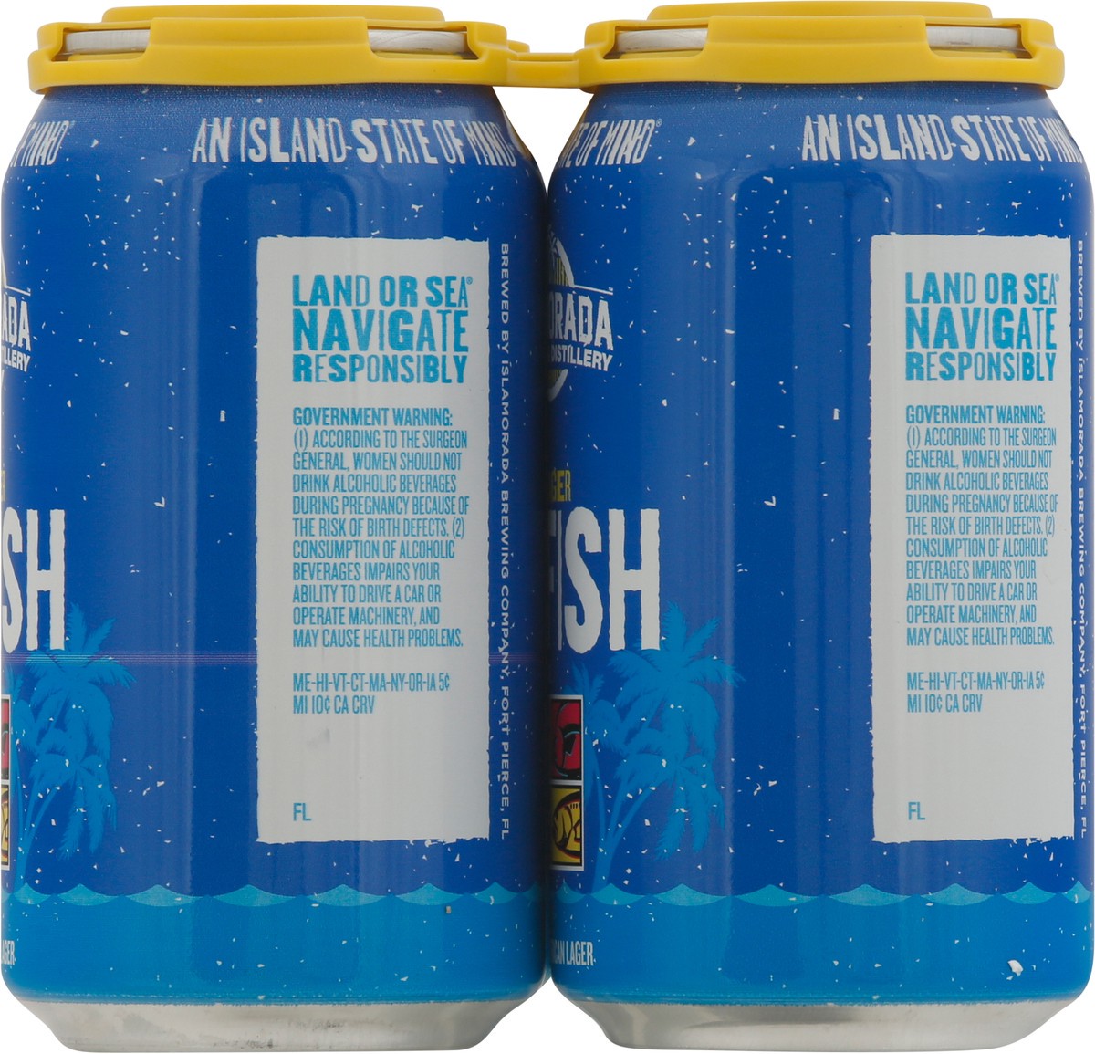 slide 5 of 12, Islamorada American Lager Go Fish Beer 6 - 12 fl oz Cans, 6 ct