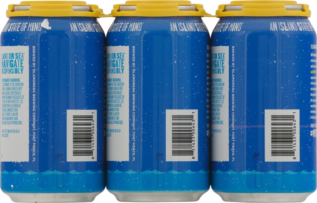 slide 4 of 12, Islamorada American Lager Go Fish Beer 6 - 12 fl oz Cans, 6 ct