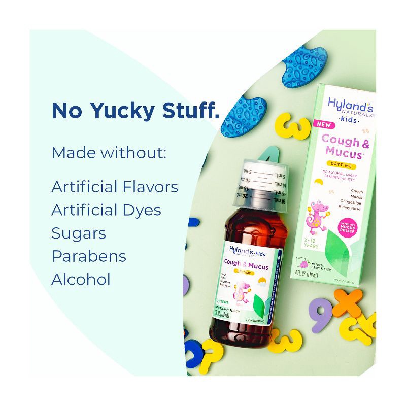 slide 4 of 7, Hyland's Naturals Kids' Cough & Mucus Combo Pack Syrup - Grape - 8 fl oz, 8 fl oz