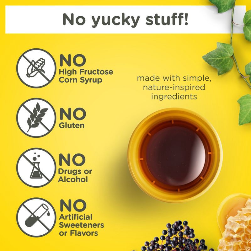 slide 6 of 12, Zarbee's Kid's Cough + Mucus Daytime with Honey, Ivy Leaf, Zinc & Elderberry - Mixed Berry - 4 fl oz, 4 fl oz