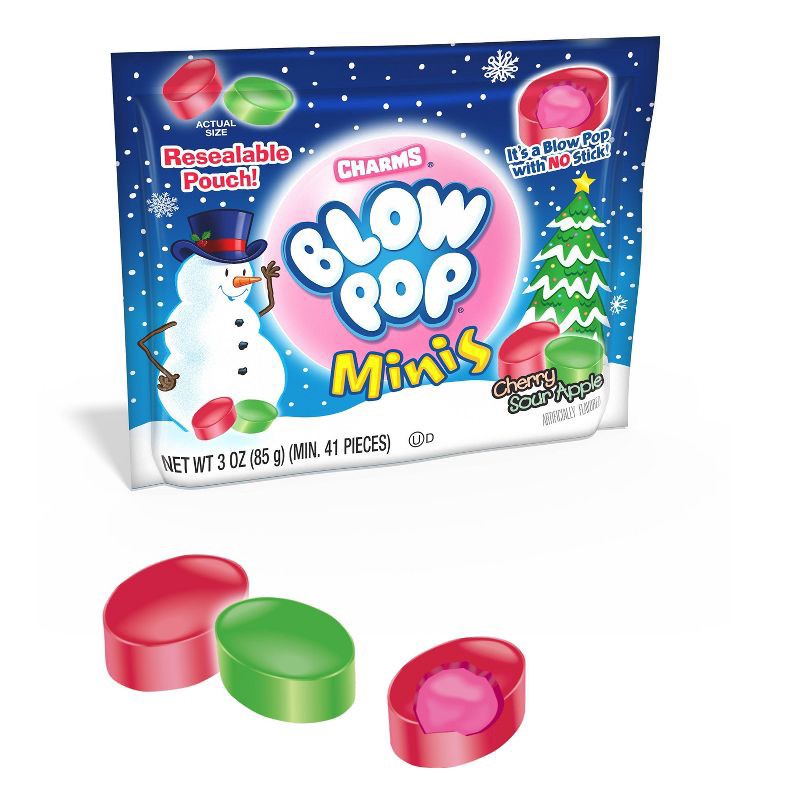 slide 3 of 3, Blow Pop Christmas MInis - 3oz, 3 oz