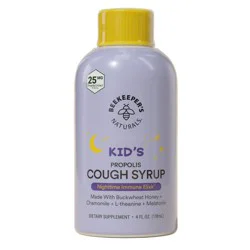 Beekeepers Naturals Kids' Nighttime Propolis Cough Syrup - 4 fl oz