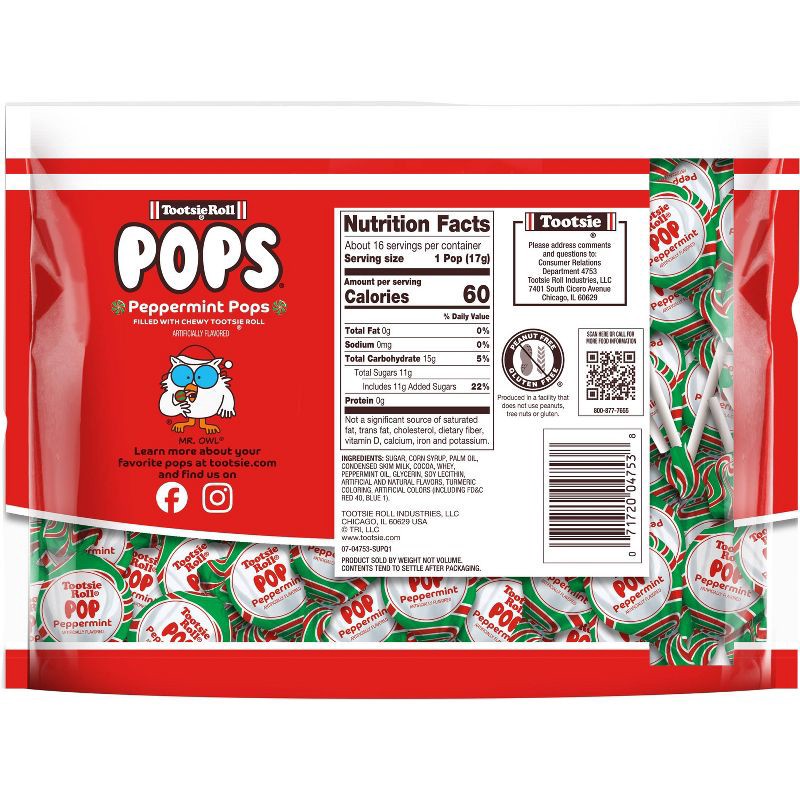 slide 2 of 5, Tootsie Pops Tootsie Pop Christmas Candy Cane Pops - 9.6oz, 9.6 oz