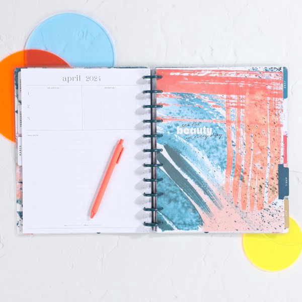 slide 6 of 7, 2024 Happy Planner Monthly/Weekly Big Happy Planner, 8-1/2"" X 11"", Graceplace Effortless Grace, January To December, Ppbd12-148, 1 ct