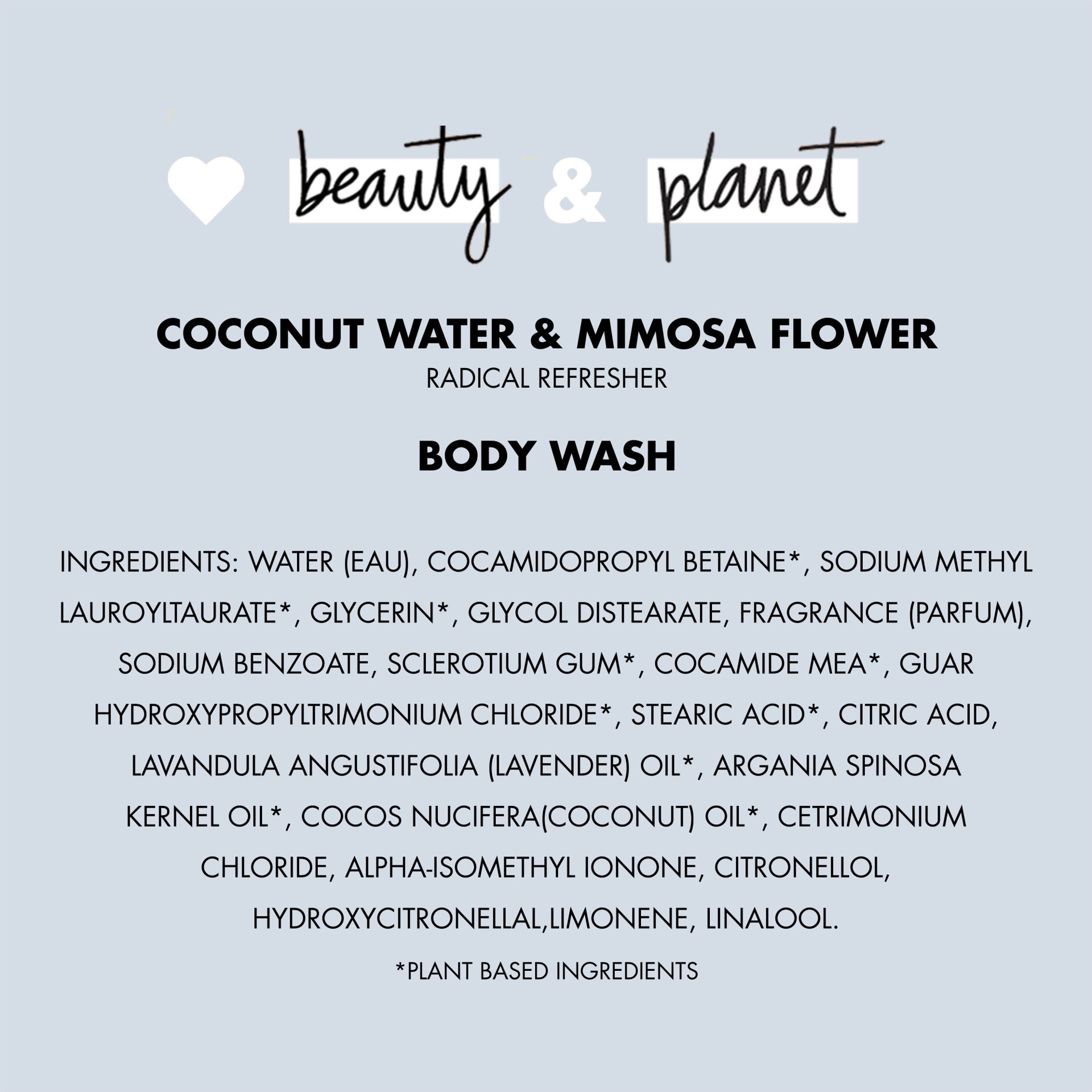 slide 2 of 2, Love Beauty and Planet Love Beauty & Planet Coconut Water Body Wash, 16 fl oz