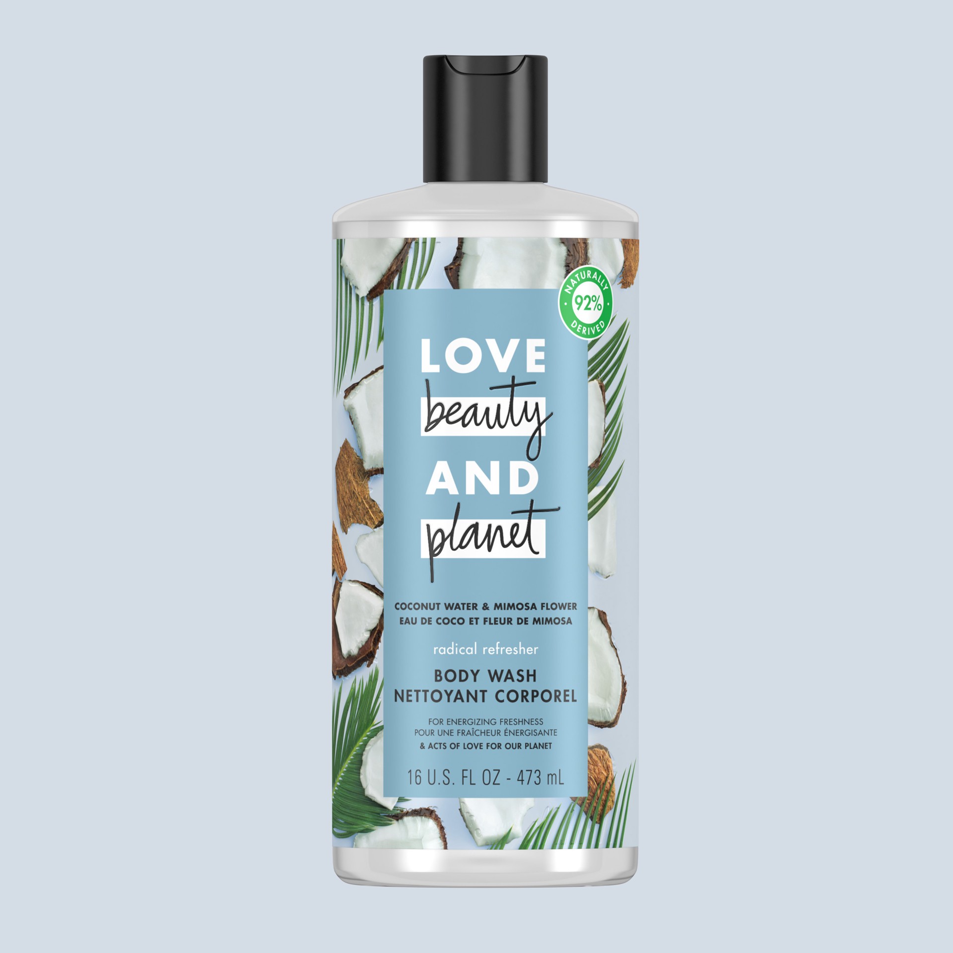 slide 1 of 2, Love Beauty and Planet Love Beauty & Planet Coconut Water Body Wash, 16 fl oz