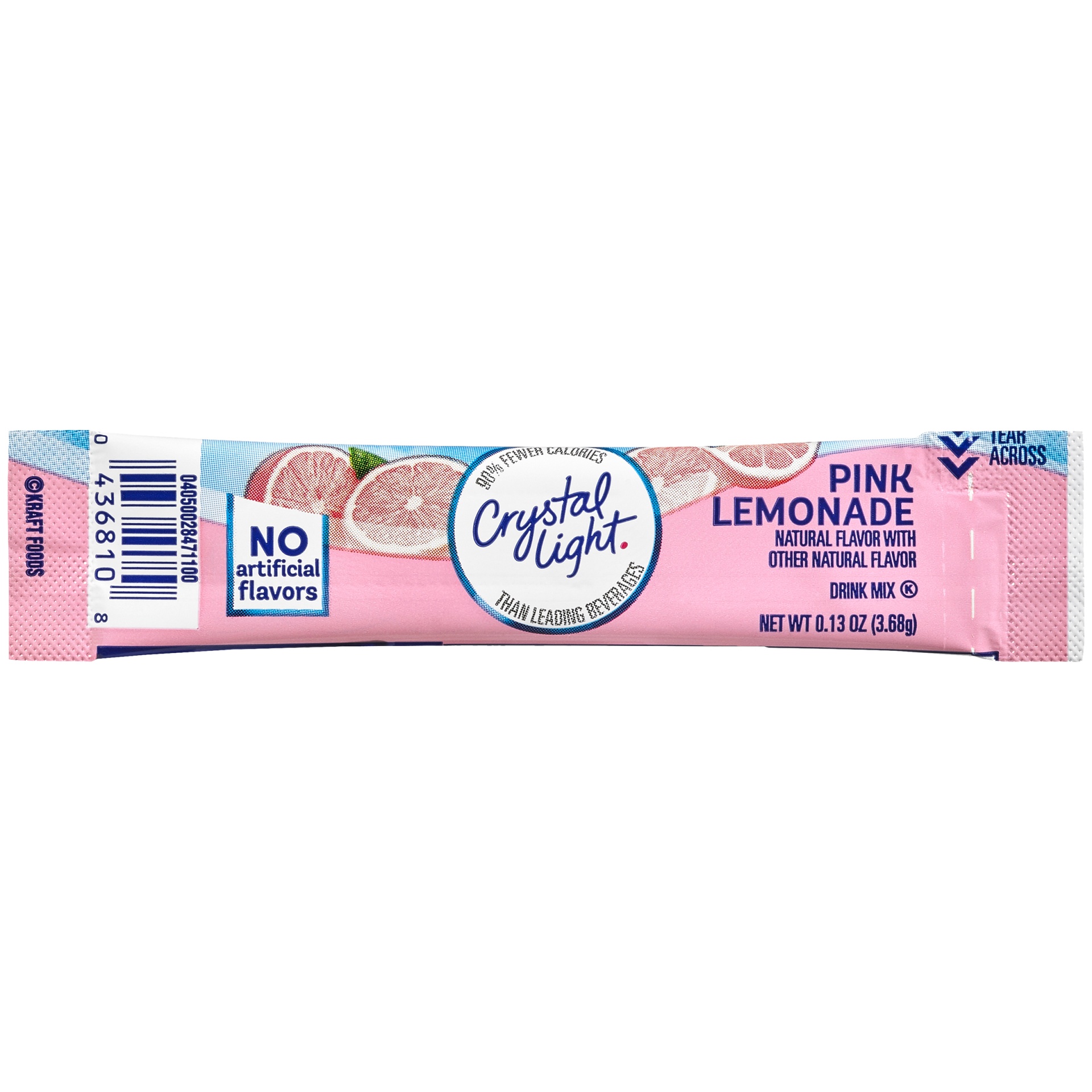 slide 1 of 6, Crystal Light Pink Lemonade Powdered Drink Mix, Caffeinated,, 0.13 oz