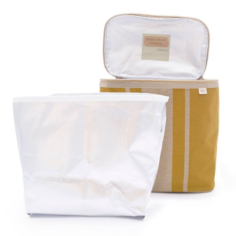 Nourish by SoYoung Lunch Bag - Mustard Stripes 1 ct