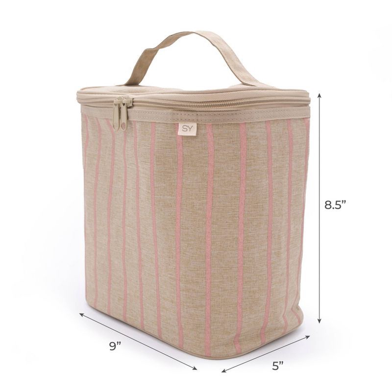 Nourish by SoYoung Lunch Bag - Rose Gold Pinstripe 1 ct