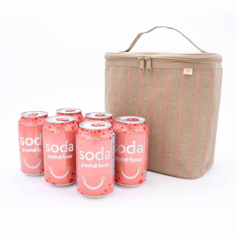 Nourish by SoYoung Lunch Bag - Rose Gold Pinstripe