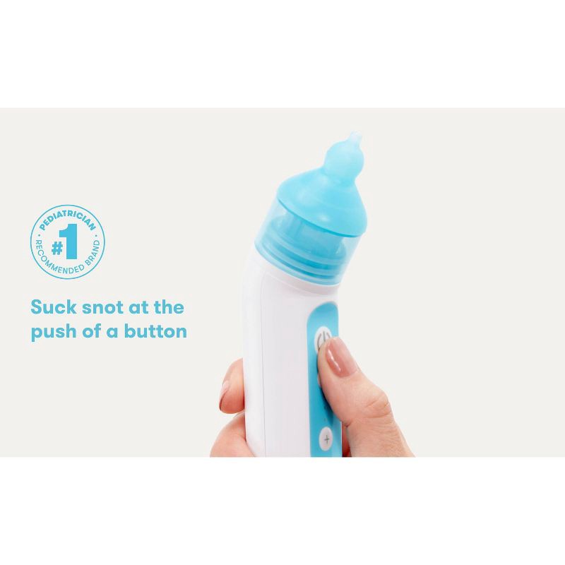 slide 3 of 6, Nosefrida Self Driving Electric Snot Sucker, 1 ct