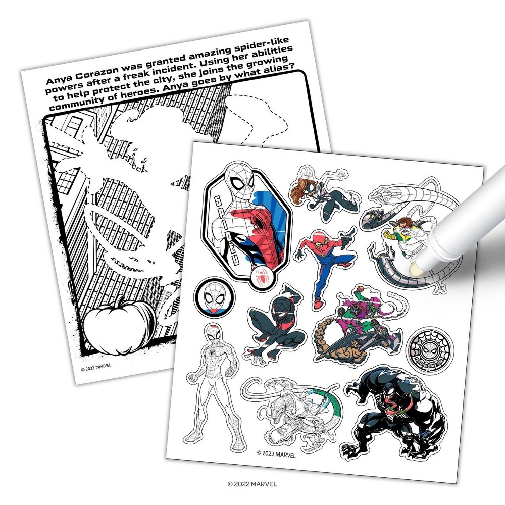 slide 3 of 4, Bendon Spider-Man Halloween Imagine Ink Sticker Book, 1 ct