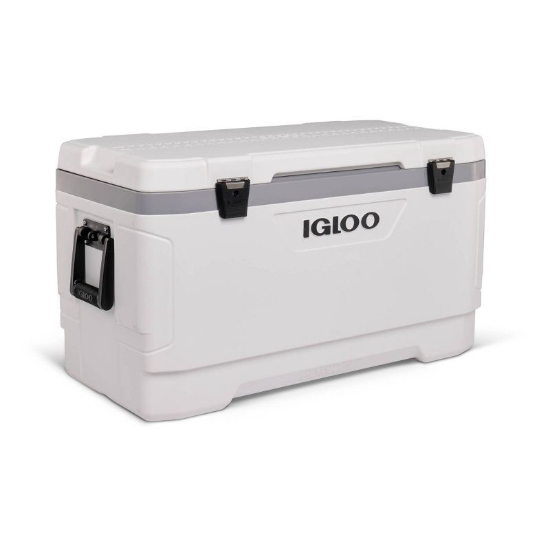 slide 6 of 11, Igloo Latitude 100qt Marine Cooler: UV-Resistant, Hard-Sided Polyethylene, 100 qt