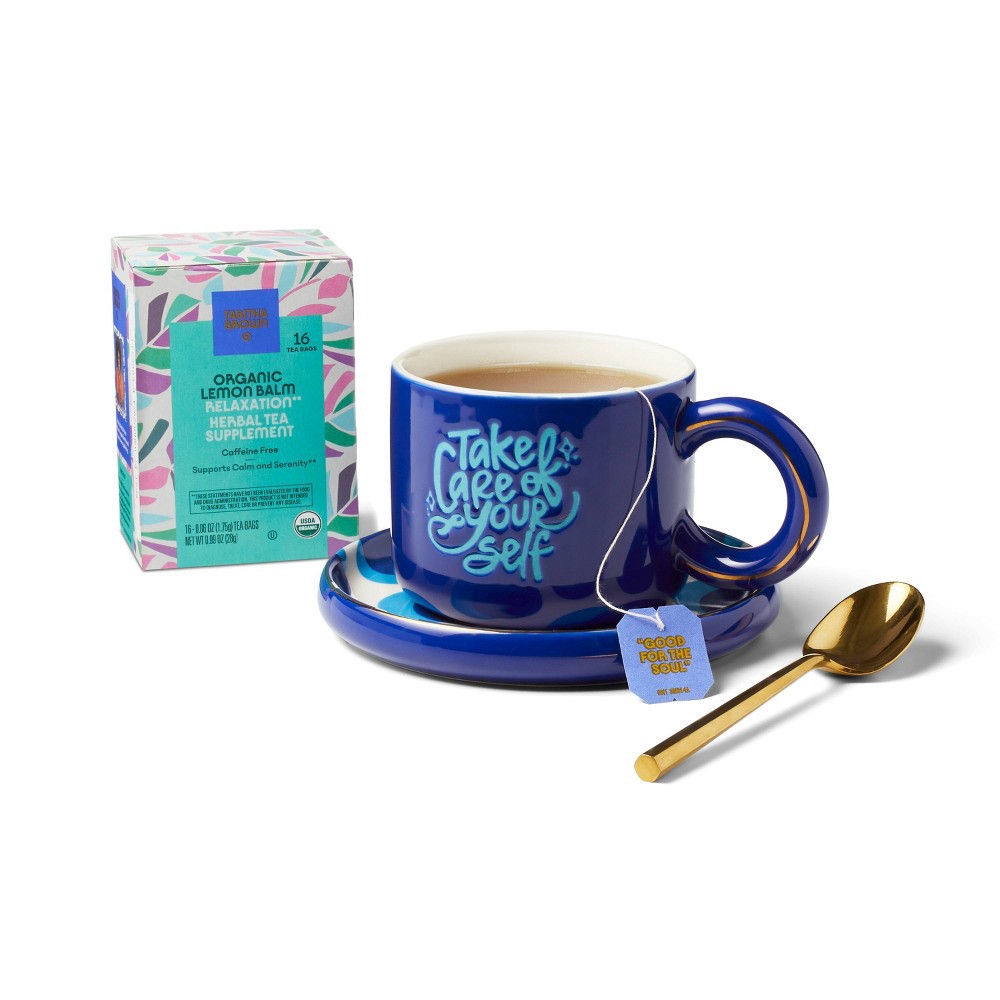 slide 2 of 4, Organic Lemon Balm Relaxation Herbal Tea Supplement- 16ct - Tabitha Brown For Target, 16 ct