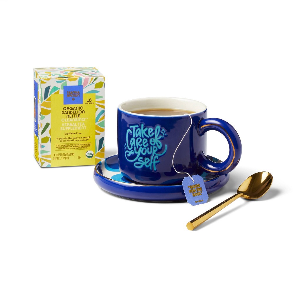 slide 4 of 4, Organic Dandelion Nettle Cleansing Herbal Tea Supplement- 16ct - Tabitha Brown For Target, 16 ct