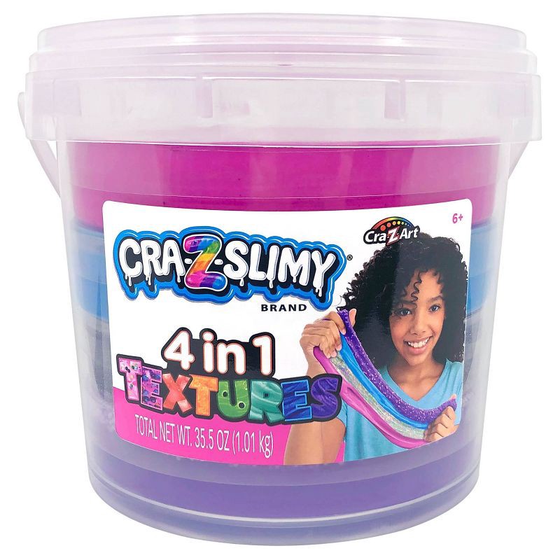 Cra Z Art Cra Z Slimy 4 In 1 Textures Bucket 1 Ct Shipt