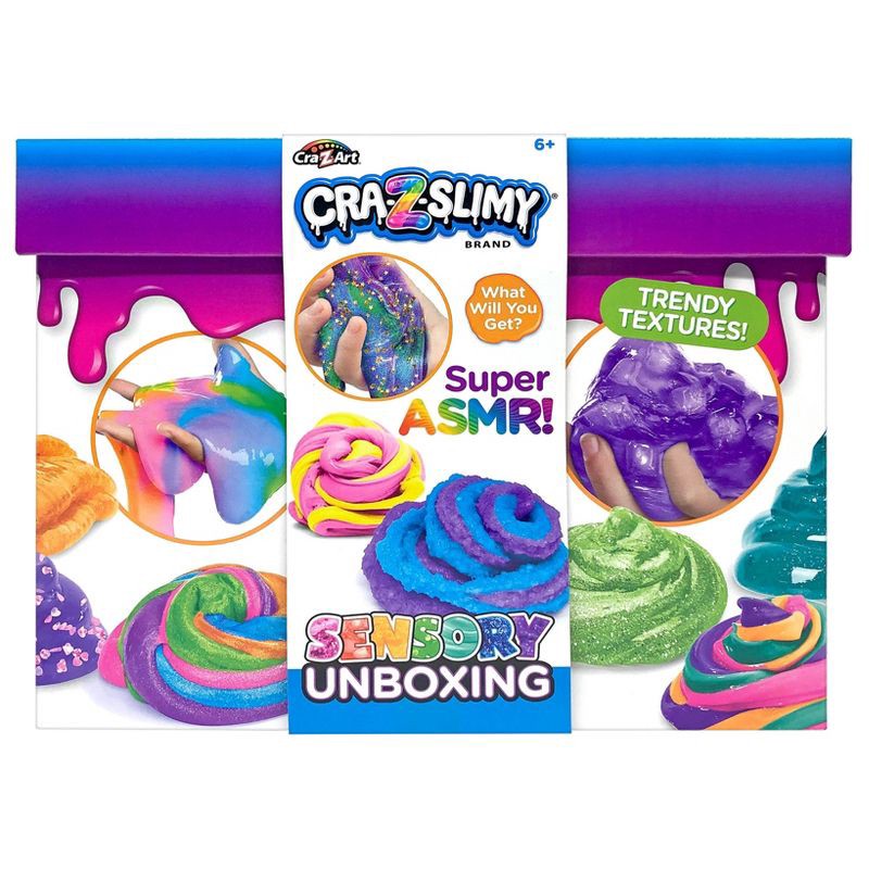 slide 2 of 11, Cra-Z-Slimy Super Sensory Unboxing Slimes and Putties, 1 ct