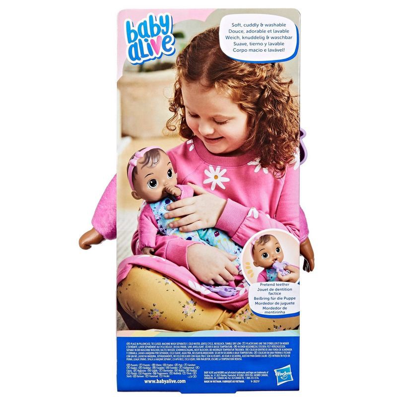 slide 5 of 7, Baby Alive Sweet 'N Snugglier Baby Doll - Brown Hair/Brown Eyes, 1 ct